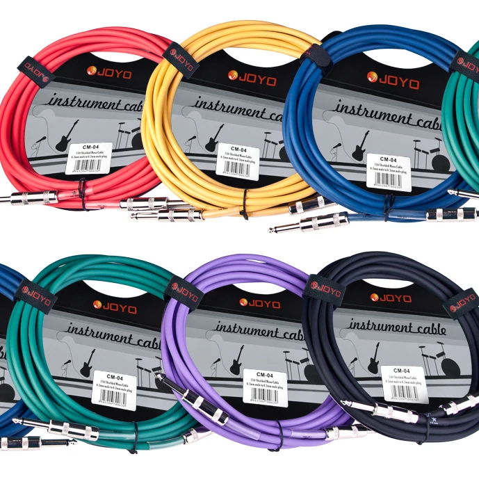 JOYO CM-04 Cable Green JACK-JACK 6,3мм 4,5м