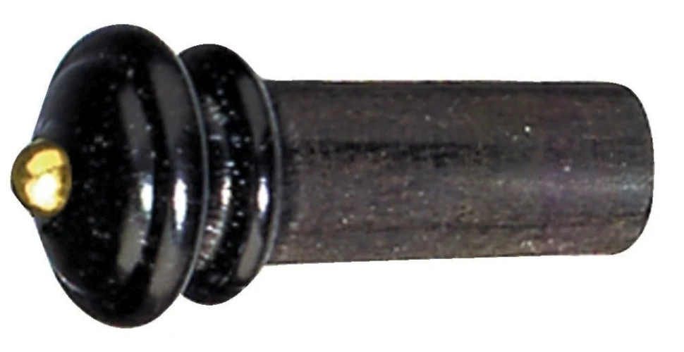 GEWA Violin End Pins Golden Ball 1/2-1/4 Ebony