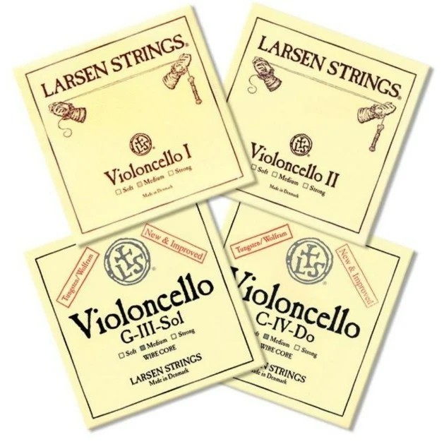 LARSEN Cello Strings Medium (A/D soloist's+G/C Magnacore) 