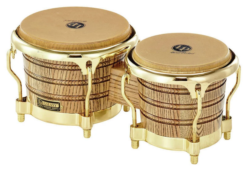 Latin Percussion LP793X Galaxy Giovanni Bongos Natural/Gold