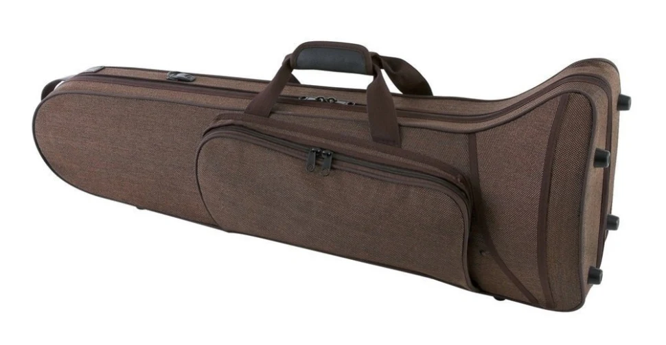 GEWA Compact Form Shaped Bass Trombone Case Brown