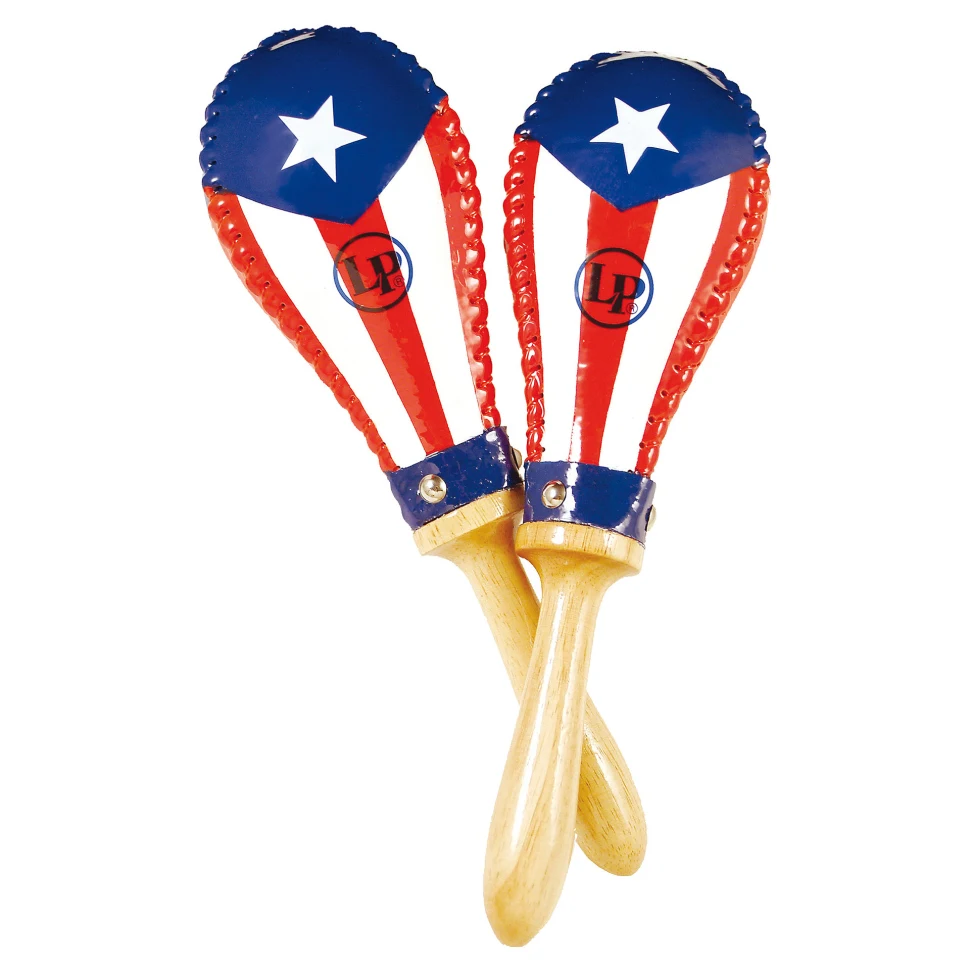 Latin Percussion LP393-PR Salsa Rawhide Maracas