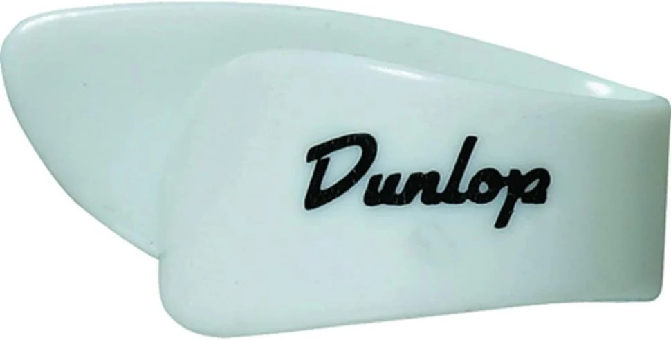 DUNLOP 9001R White Plastic Thumbpicks Small