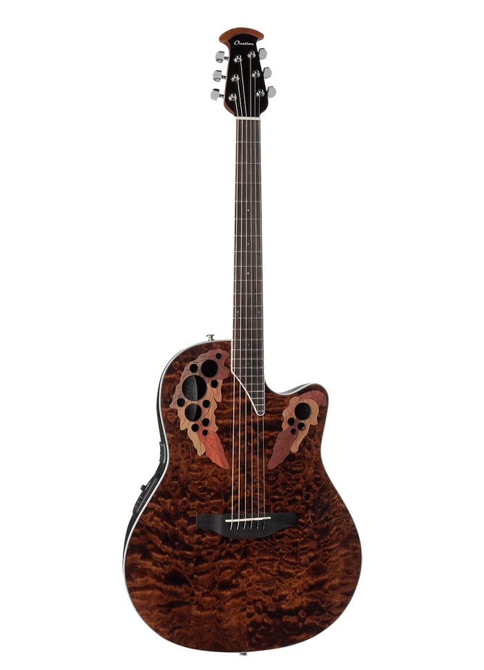 OVATION CE44P-TGE Celebrity Elite Plus Mid Cutaway Dark Tiger Eye