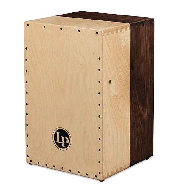 Latin Percussion LP1422 Americana Solid Walnut/Maple 2-Voice Cajon