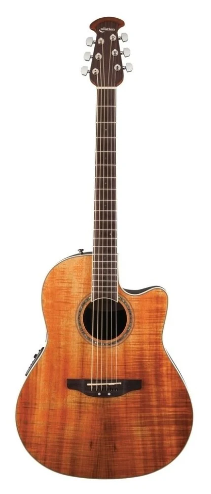 Ovation CS24P-FKOA Celebrity Standard Plus Mid Cutaway Figured Koa