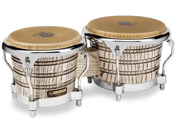 Latin Percussion LP793X-C Galaxy Giovanni Bongos Natural/Chrome