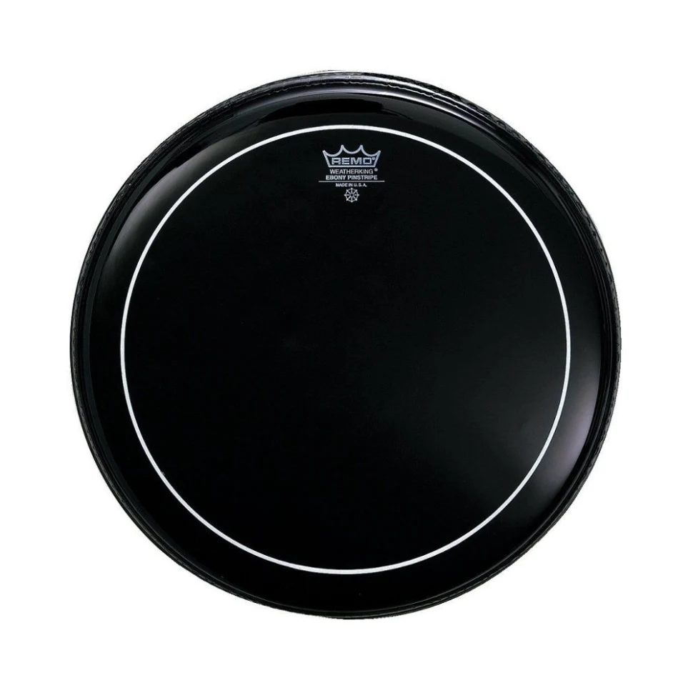 Remo ES-0614-PS Pinstripe Batter Ebony 14''