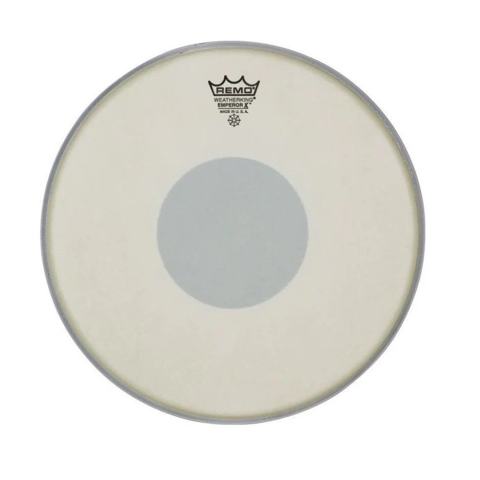 Remo BX-0113-10 Emperor X Coated Black Dot Bottom 13''