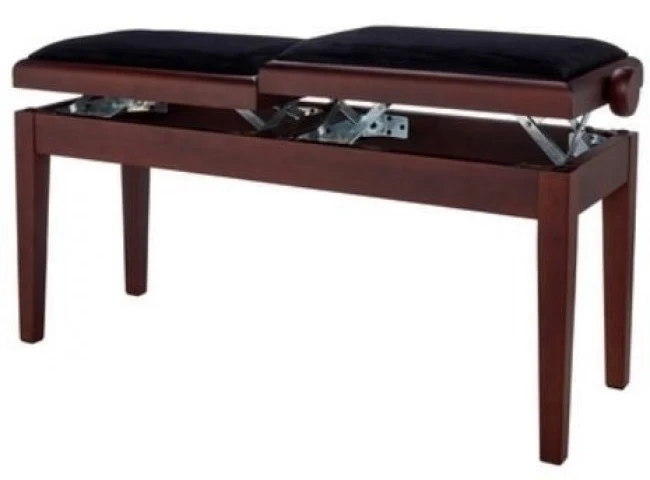 GEWA Piano Bench Deluxe Double Walnut Matt