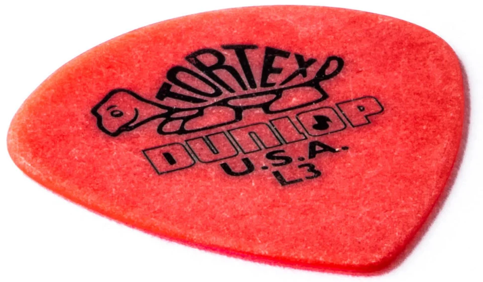 DUNLOP 472RL3 Tortex Jazz III Sharp Red