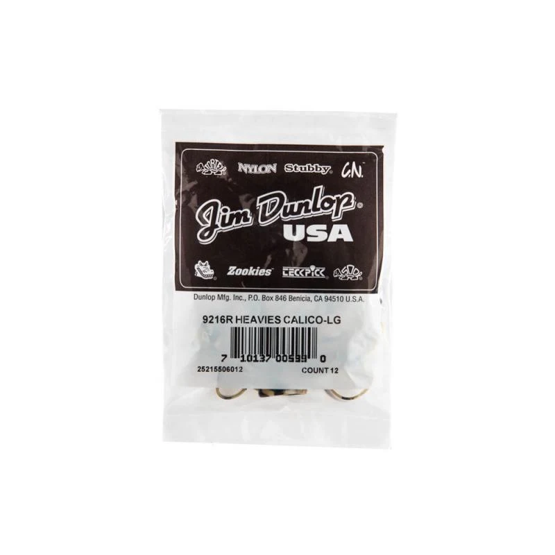 DUNLOP 9216R Heavies Thumbpicks Calico Large