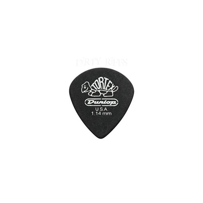 DUNLOP 482P1.14 Tortex Pitch Black Jazz III