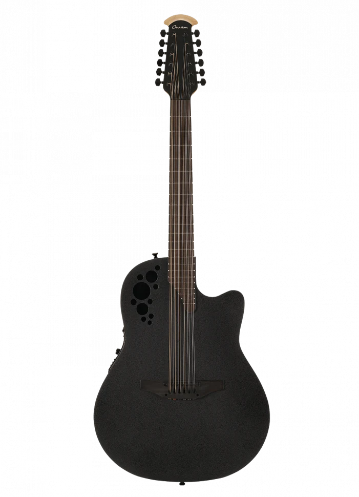 OVATION 2058TX-5 Elite T Deep Contour Cutaway Black Textured