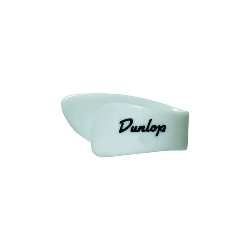 DUNLOP 9003R Thumbpicks White Plastic Large Pack 12