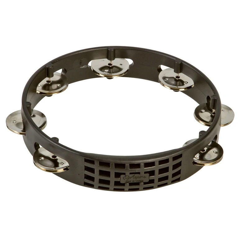Latin Percussion LPA180 Aspire 8" Plastic Tambourine Black