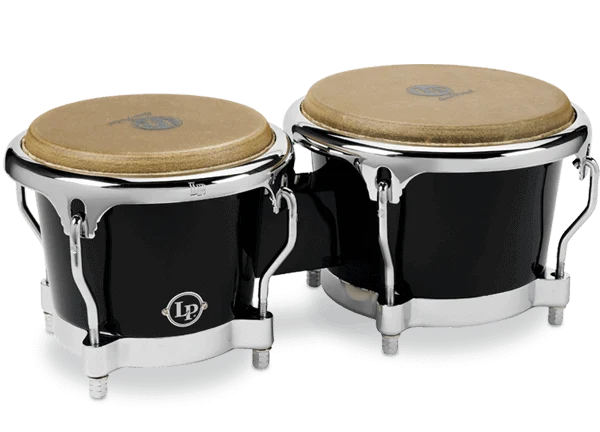 Latin Percussion LP200XF-BK Fiberglass Bongos