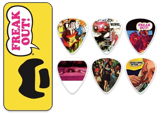 Dunlop ZAPPT01M Zappa Yellow Pick Tin